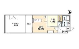 ACPレジデンス文京春日 1LDKの間取図画像