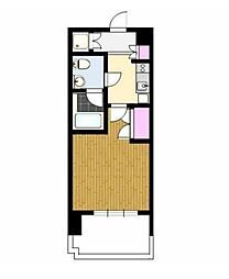 レジディア新宿御苑 1Kの間取図画像