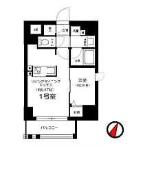 GRANSITE千代田水道橋 1LDKの間取図画像