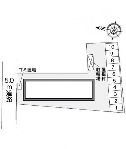 レオパレス桐ノ水 105｜徳島県徳島市鮎喰町1丁目(賃貸アパート1K・1階・23.18㎡)の写真 その3