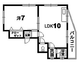 エルパセオII階 3 ｜ 徳島県徳島市仲之町1丁目48-1（賃貸マンション1LDK・3階・40.87㎡） その2