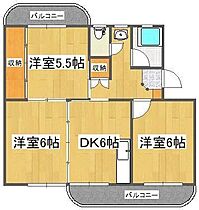 八番町リバーハイツ 204 ｜ 徳島県徳島市佐古八番町8-17（賃貸マンション3LDK・2階・62.00㎡） その2