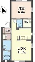 シャーメゾン本谷 103 ｜ 徳島県徳島市昭和町6丁目9-2（賃貸アパート1LDK・1階・43.98㎡） その2