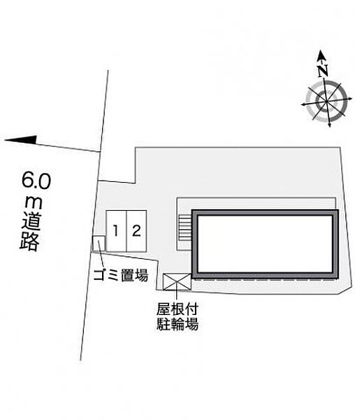 レオパレスドミール　板垣 206｜徳島県徳島市吉野本町4丁目(賃貸アパート1K・2階・19.87㎡)の写真 その3