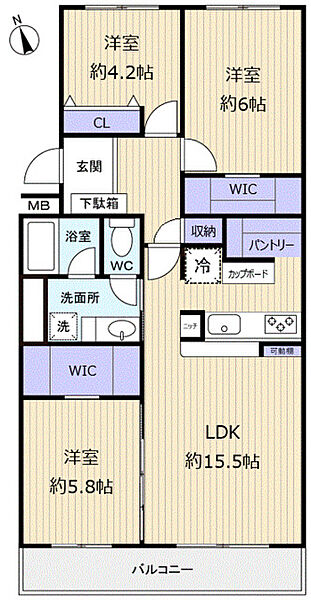 間取りを拡大表示