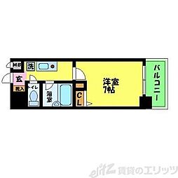 エスリード新大阪第5 1Kの間取図画像
