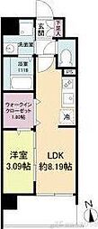 WORVE吹田江坂 1LDKの間取図画像