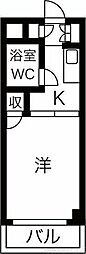 RHYTHM江坂町 1Kの間取図画像
