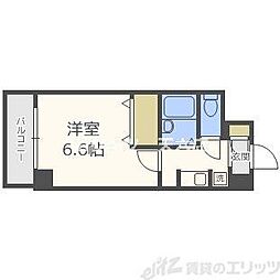 おおきに新大阪駅前サニーアパートメント 1Kの間取図画像