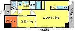シェーネトレ 1LDKの間取図画像