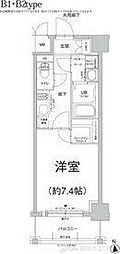 エスリード江坂垂水町 1Kの間取図画像