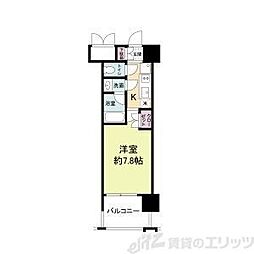 PARKFLATSESAKA 1Kの間取図画像