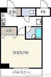 TM南森町 1Kの間取図画像