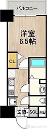 ArtizA新大阪D.C. 1Kの間取図画像