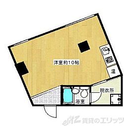 リーベ淡路ビル ワンルームの間取図画像