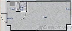 ステュディオ新大阪 ワンルームの間取図画像
