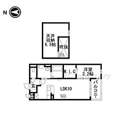 ベルソレイユ 1LDKの間取図画像