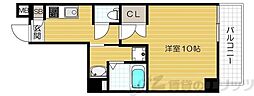 フジロイヤルローズコート 1Kの間取図画像