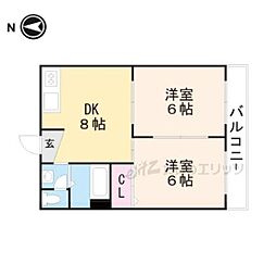 間取図画像 2DK