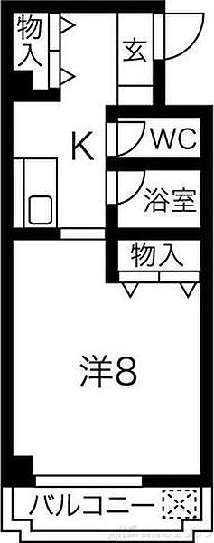 メゾン光洋 301｜大阪府茨木市園田町(賃貸アパート1K・3階・26.00㎡)の写真 その2