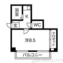 チサンマンション第5江坂 312 ｜ 大阪府吹田市垂水町３丁目29（賃貸マンション1K・3階・25.07㎡） その2