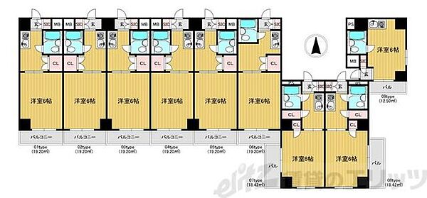 リアライズ緑地公園 505｜大阪府吹田市江坂町５丁目(賃貸マンション1K・5階・19.20㎡)の写真 その10