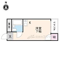 フォンティーヌ高槻I 203 ｜ 大阪府高槻市土室町49-15（賃貸マンション1R・2階・17.00㎡） その2