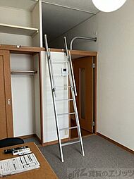 レオパレスラ・テール 206 2階1Kのリビング/ダイニング