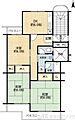 茨木上穂積団地1棟3階7.9万円