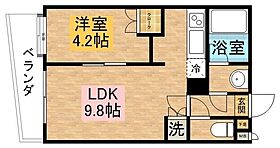 クレール天神  ｜ 長崎県長崎市天神町（賃貸マンション1LDK・5階・31.50㎡） その2