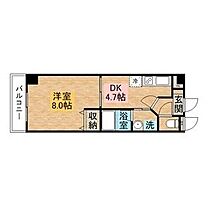 Excel View英  ｜ 長崎県長崎市西山本町（賃貸マンション1DK・2階・30.22㎡） その2