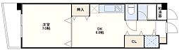 ヒルサイドプレイススズキ 1DKの間取図画像