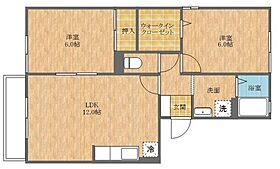 まなび野七番館  ｜ 長崎県西彼杵郡長与町まなび野３丁目（賃貸アパート2LDK・3階・56.24㎡） その2