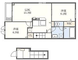 長崎県長崎市西海町（賃貸アパート2LDK・2階・59.58㎡） その2