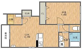 エスペランサ　YSK  ｜ 長崎県西彼杵郡長与町丸田郷（賃貸アパート1LDK・1階・44.95㎡） その2