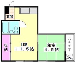 宮前マンション  ｜ 東京都足立区島根４丁目（賃貸マンション1LDK・3階・29.70㎡） その2