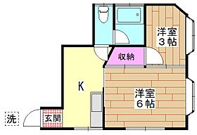 狩野ハイツ 202 ｜ 東京都足立区伊興４丁目1-29（賃貸アパート2K・2階・26.00㎡） その2