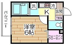間取図画像 1K