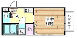 ネット第71 1Kの間取図画像