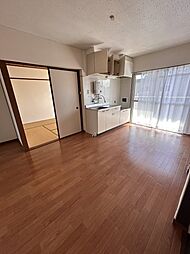 御堂マンション 402 4階3DKのリビング/ダイニング