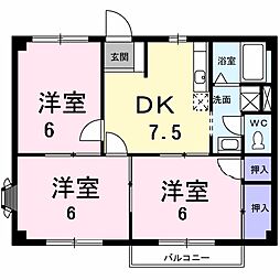 間取図画像 3DK