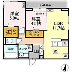 物件の間取り