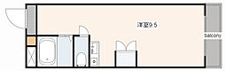 サンロード ワンルームの間取図画像