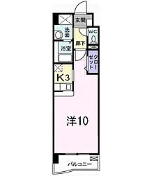 フィオレンテ ワンルームの間取図画像