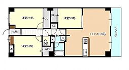 伊福郷 3LDKの間取図画像