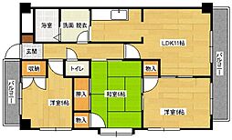 グランドピア・府中 3LDKの間取図画像