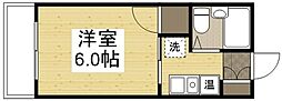 エレガンスEH.1-16 1Kの間取図画像