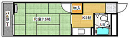 第55東白島ビル 1Kの間取図画像