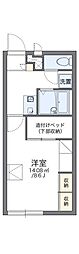 レオパレスソナタ 1Kの間取図画像