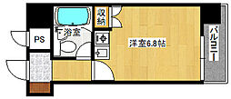 ダイアパレス皆実町 1Kの間取図画像